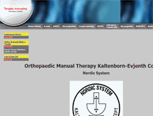 Tablet Screenshot of debski-terapiamanualna.pl